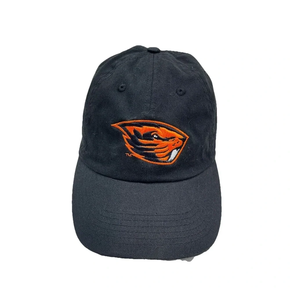 Oregon State Beavers Hat Cap Strap Back Black Baseball Dad Adjustable Adult‎